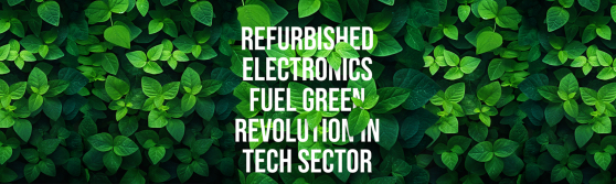 Refurbished electronics fuel green revolution in tech sector